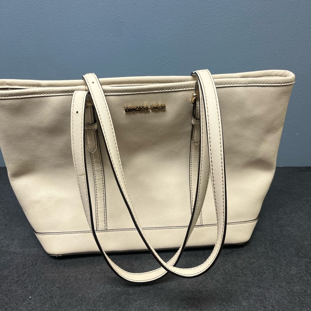 Michael Kors Beige Tote Bag